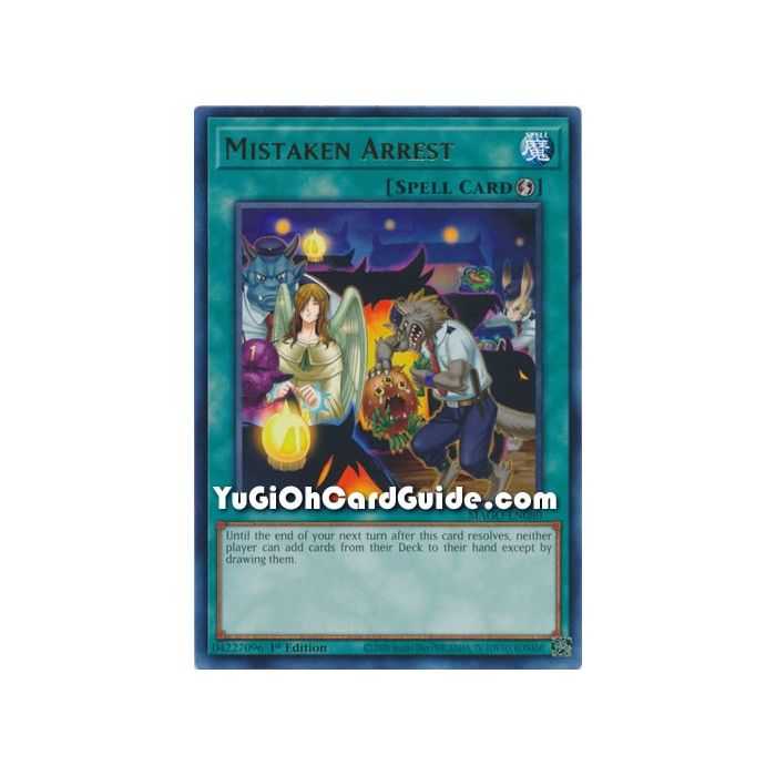 Mistaken Arrest (Rare) – Maximum Gold | Carta YUGIOH en México