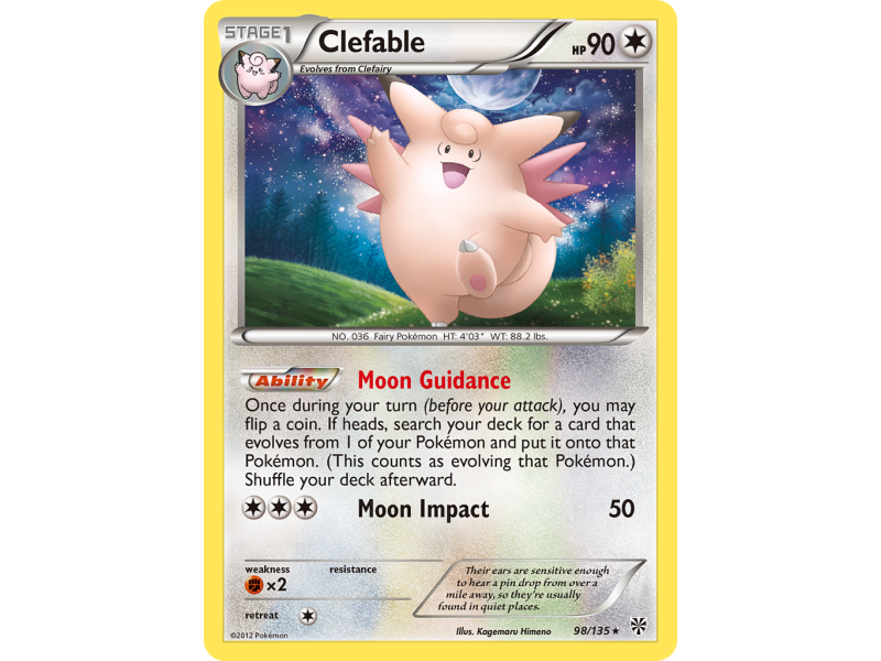 Clefable (Reverse Holo)