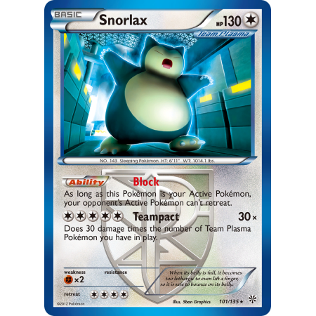 Snorlax (Reverse Holo)