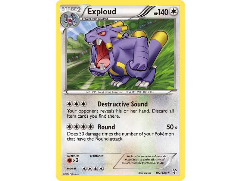 Exploud (Reverse Holo)