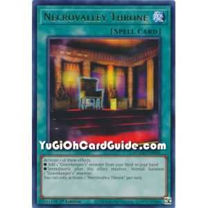 Necrovalley Throne (Rare) – Maximum Gold | Carta YUGIOH en México