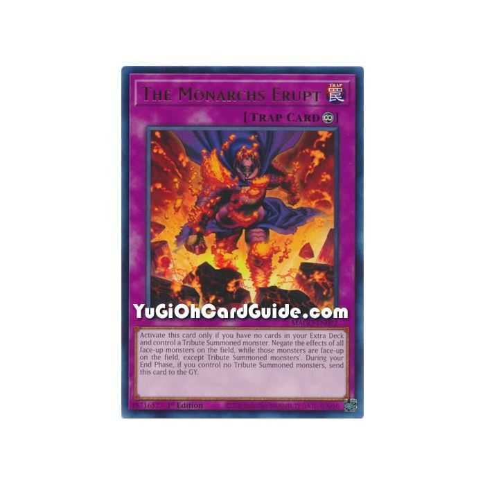 The Monarchs Erupt (Rare) – Maximum Gold | Carta YUGIOH en México