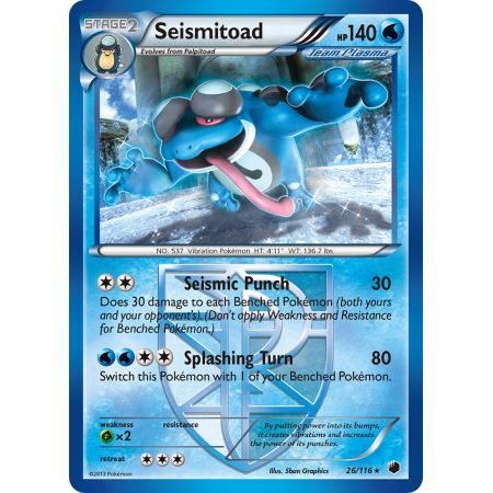 Seismitoad (Reverse Holo)