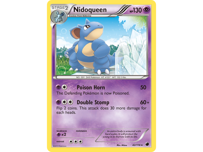 Nidoqueen (Reverse Holo)