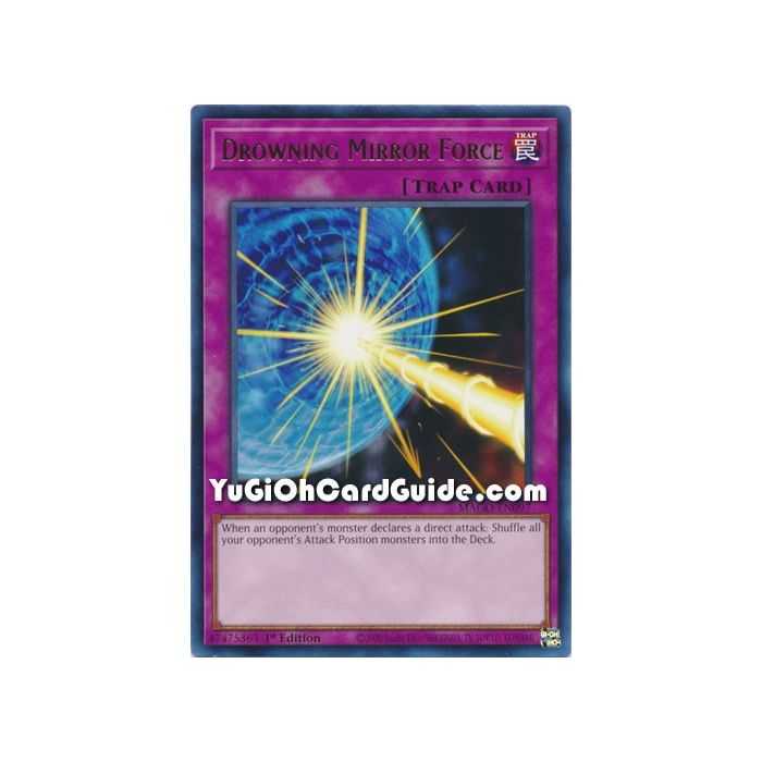 Drowning Mirror Force (Rare) – Maximum Gold | Carta YUGIOH en México