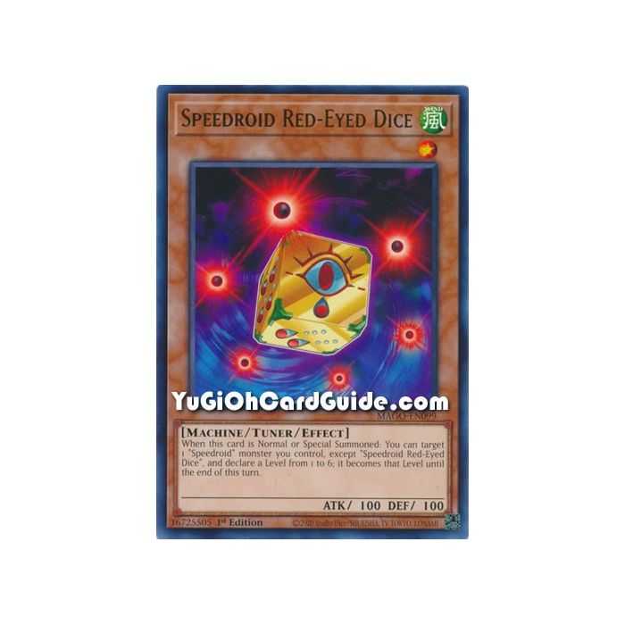 Speedroid Red-Eyed Dice – Maximum Gold | Carta YUGIOH en México