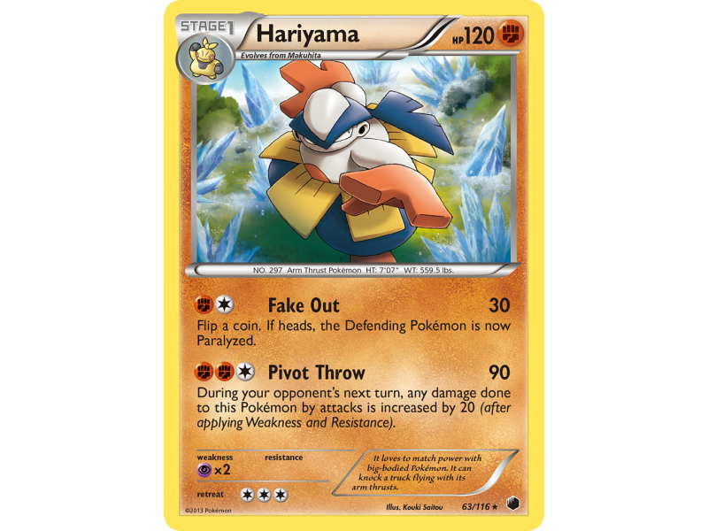 Hariyama (Reverse Holo)