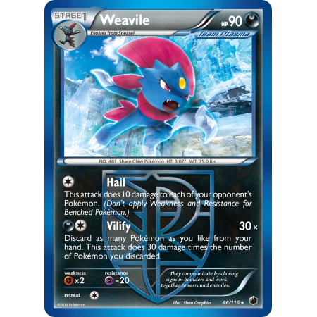 Weavile (Reverse Holo)