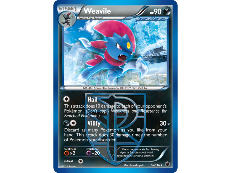 Weavile (Reverse Holo)