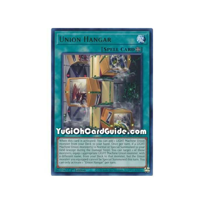 Union Hangar (Rare) – Maximum Gold | Carta YUGIOH en México