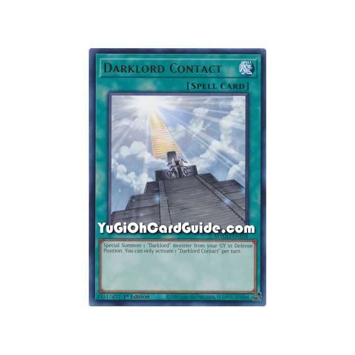 Darklord Contact (Rare) – Maximum Gold | Carta YUGIOH en México
