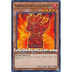 Barrier Statue of the Inferno (Rare) – Maximum Gold | Carta YUGIOH en México
