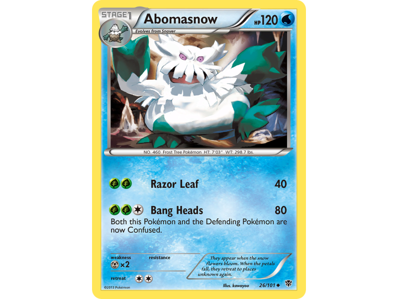 Abomasnow (Reverse Holo)