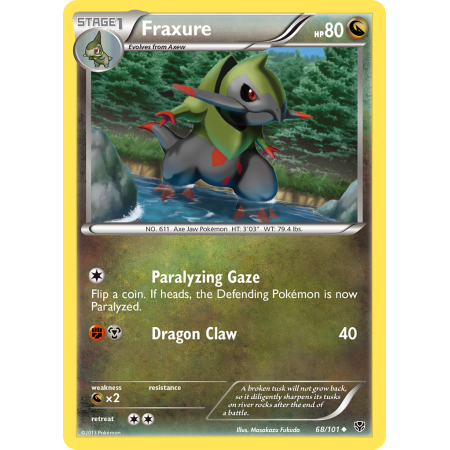 Fraxure (Reverse Holo)