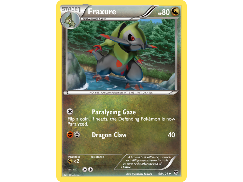 Fraxure (Reverse Holo)