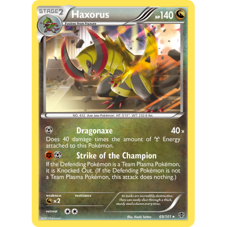 Haxorus (Reverse Holo)