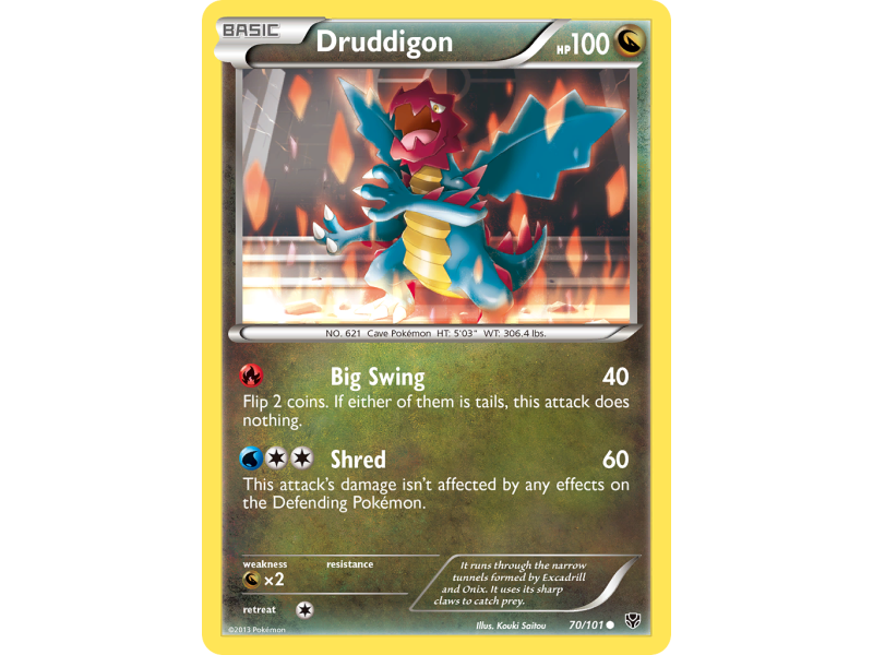 Druddigon (Reverse Holo)