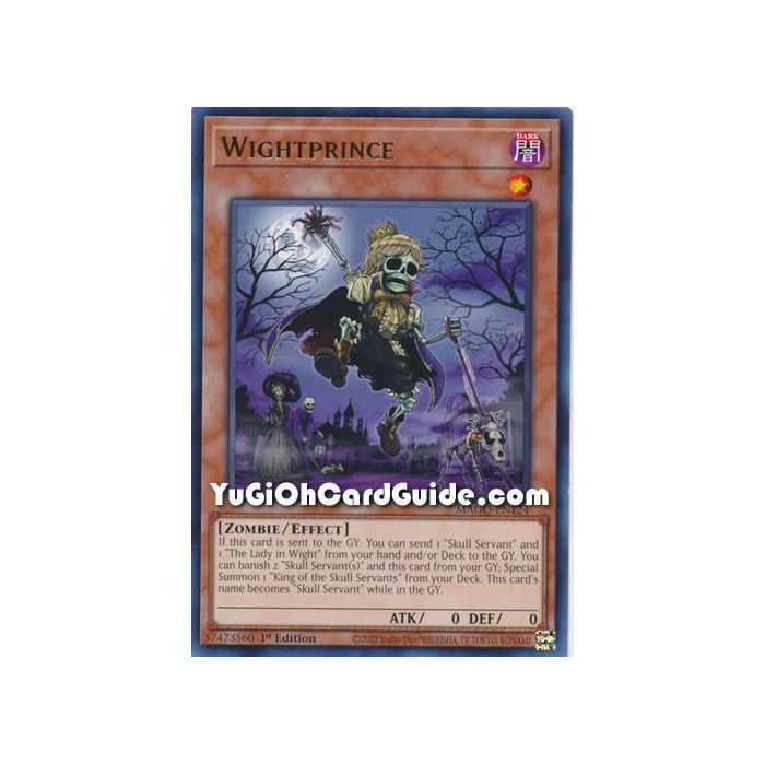 Wightprince (Rare) – Maximum Gold | Carta YUGIOH en México
