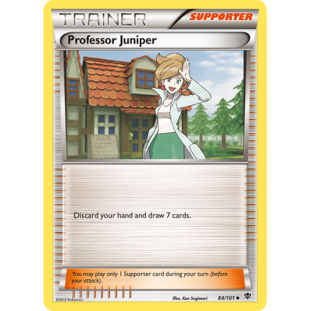 Professor Juniper (Reverse Holo)