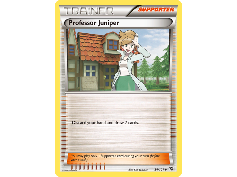 Professor Juniper (Reverse Holo)