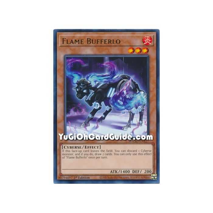 Flame Bufferlo (Rare) – Maximum Gold | Carta YUGIOH en México