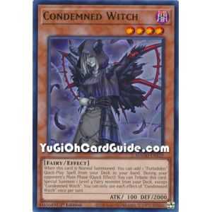 Condemned Witch (Rare) – Maximum Gold | Carta YUGIOH en México