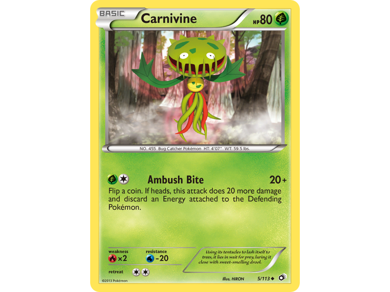 Carnivine (Reverse Holo)