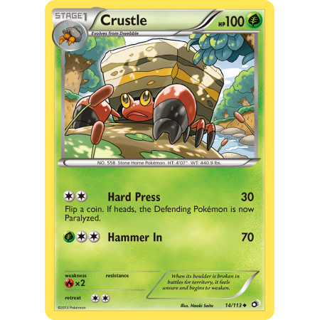 Crustle (Reverse Holo)