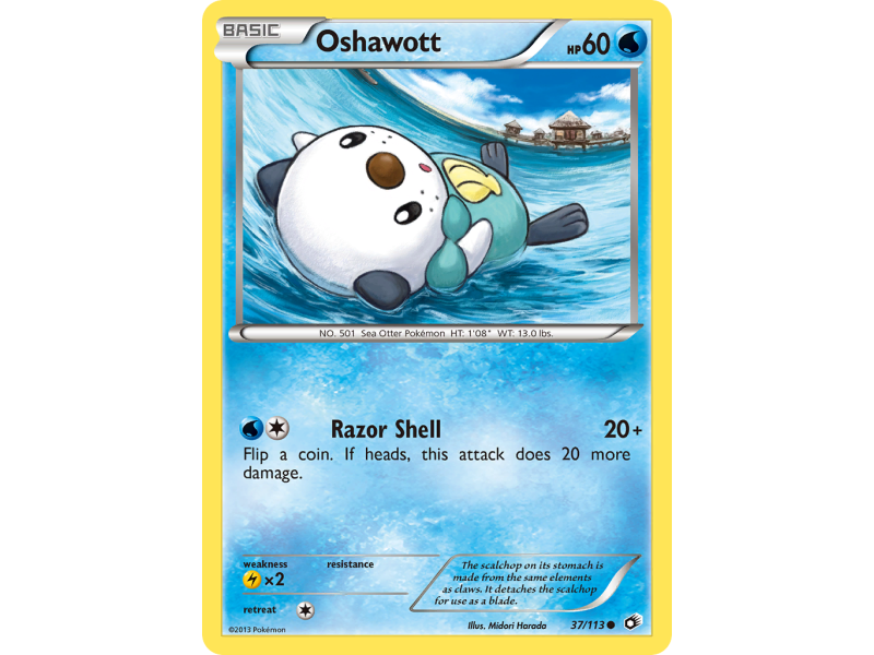 Oshawott (Reverse Holo)