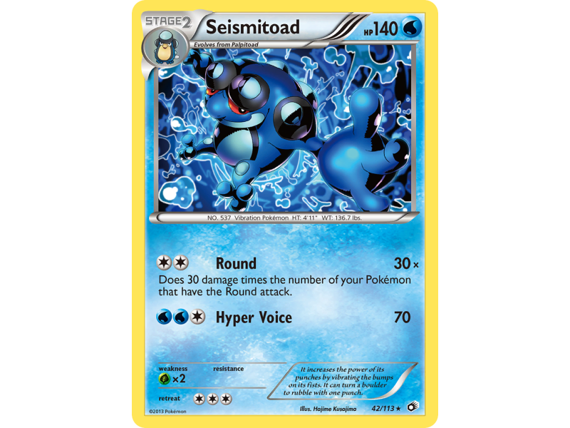 Seismitoad (Reverse Holo)
