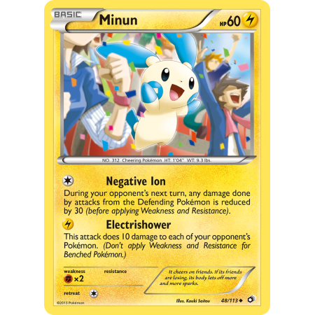 Minun (Reverse Holo)
