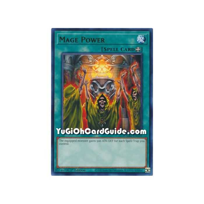 Mage Power (Rare) – Maximum Gold | Carta YUGIOH en México