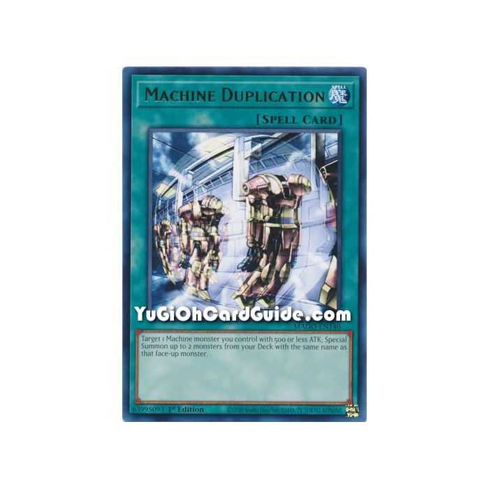 Machine Duplication (Rare) – Maximum Gold | Carta YUGIOH en México