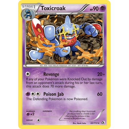 Toxicroak (Reverse Holo)