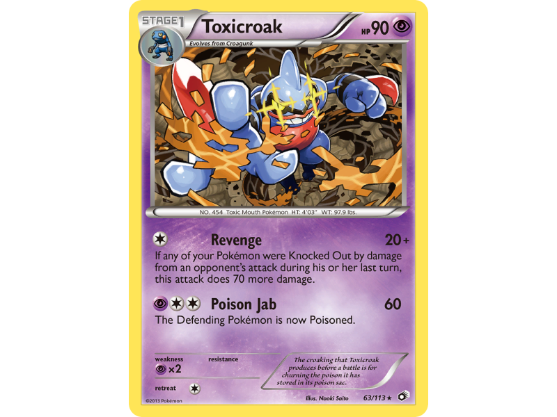 Toxicroak (Reverse Holo)