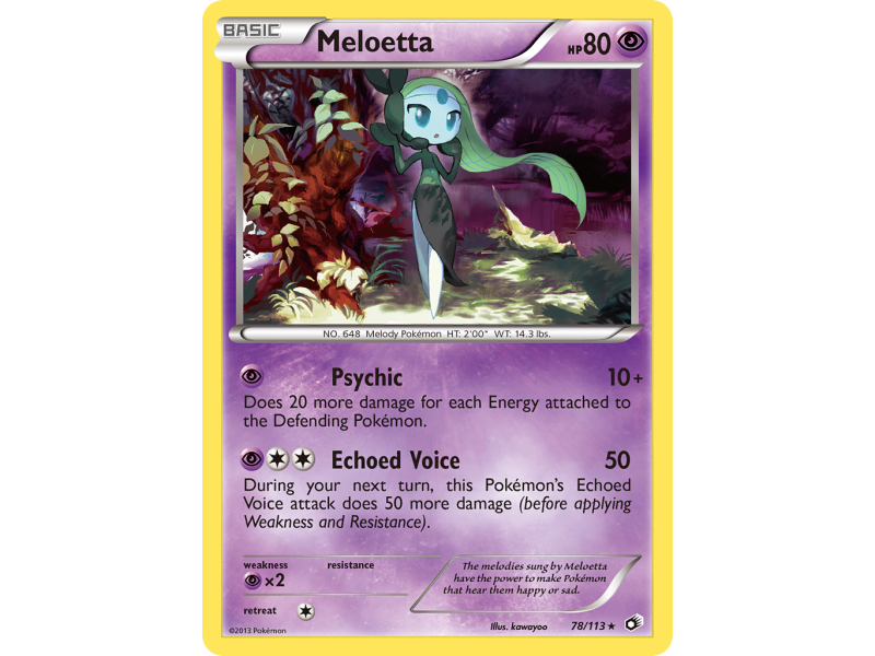 Meloetta (Reverse Holo)