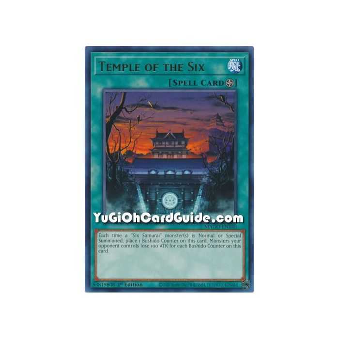 Temple of the Six (Rare) – Maximum Gold | Carta YUGIOH en México