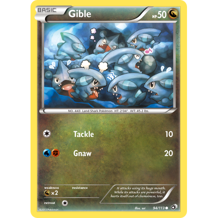Gible (Reverse Holo)