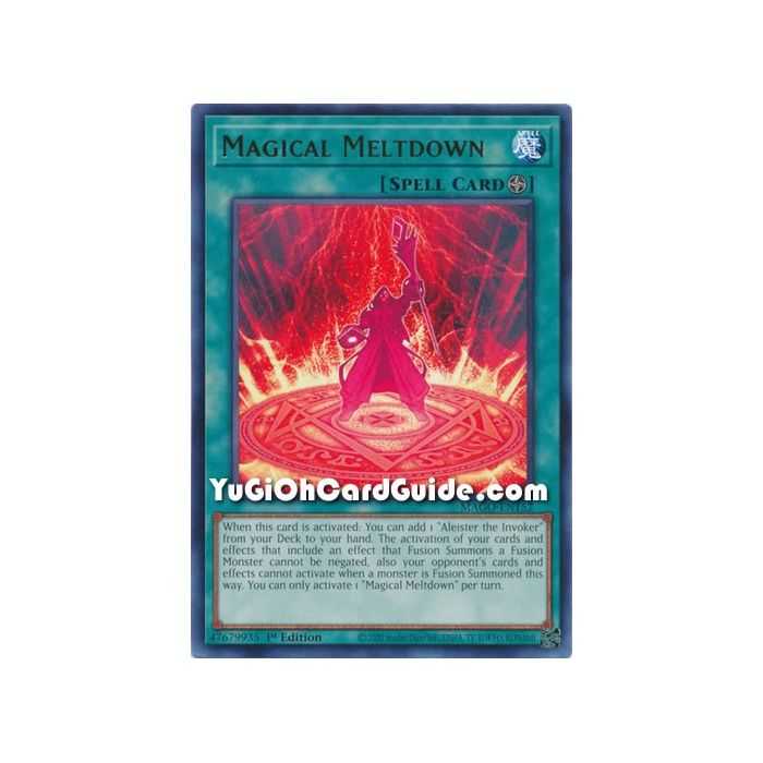Magical Meltdown (Rare) – Maximum Gold | Carta YUGIOH en México