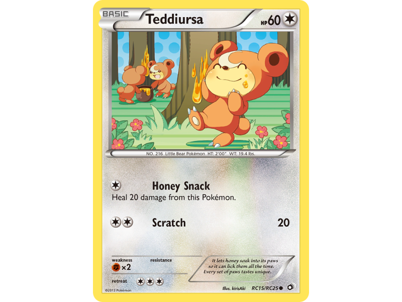 Teddiursa (Reverse Holo)