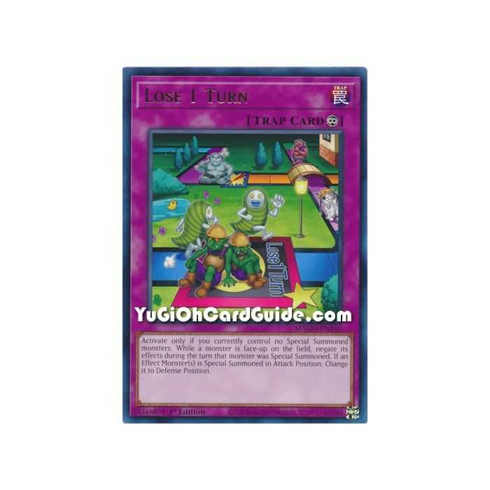 Lose 1 Turn (Rare) – Maximum Gold | Carta YUGIOH en México