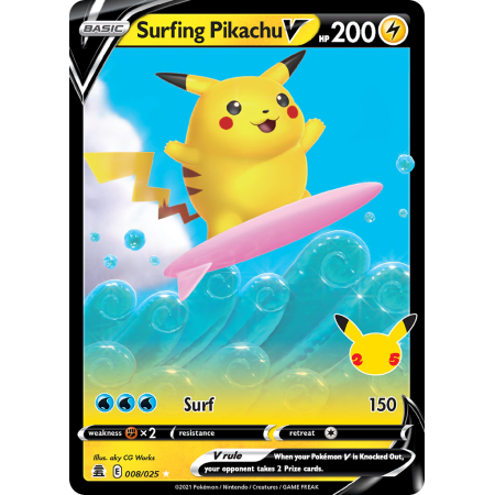 Surfing Pikachu V