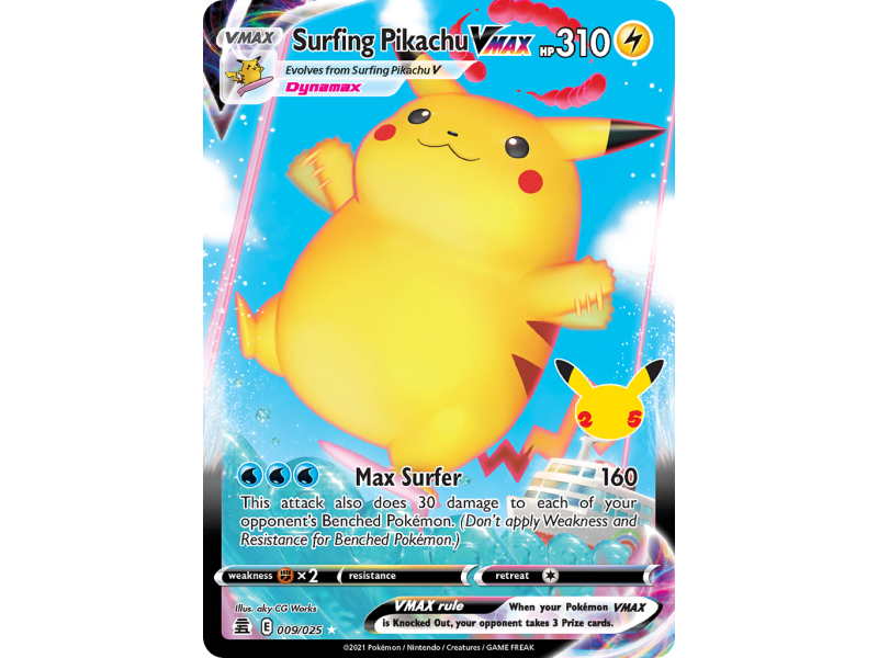 Surfing Pikachu VMAX