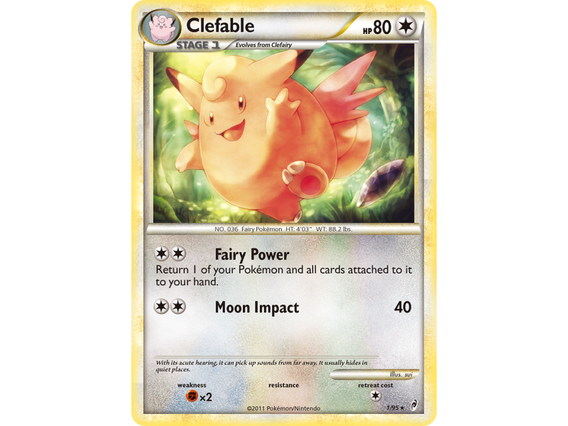 Clefable (Reverse Holo)