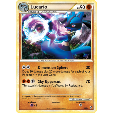 Lucario (Reverse Holo)