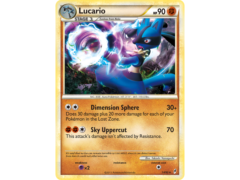 Lucario (Reverse Holo)