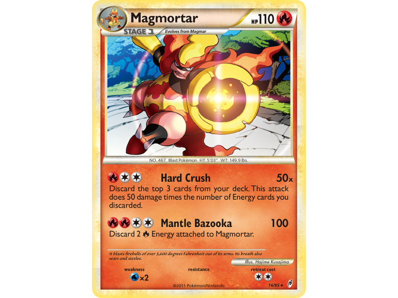 Magmortar (Reverse Holo)
