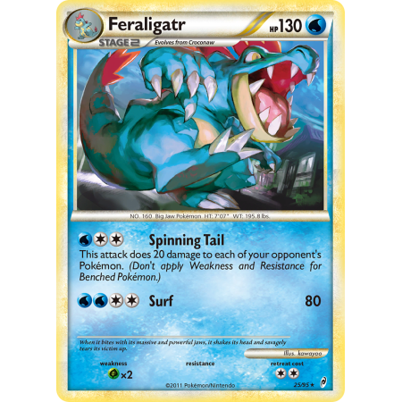 Feraligatr (Reverse Holo)