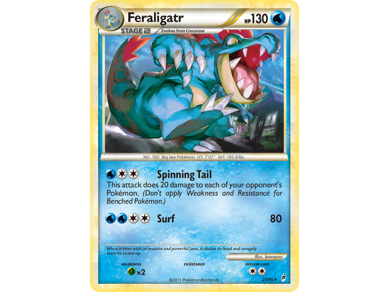 Feraligatr (Reverse Holo)