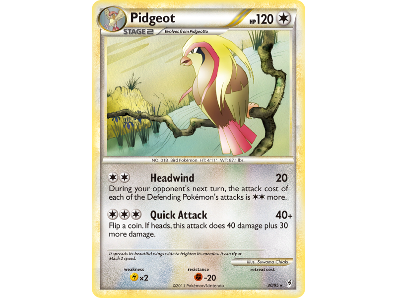 Pidgeot (Reverse Holo)